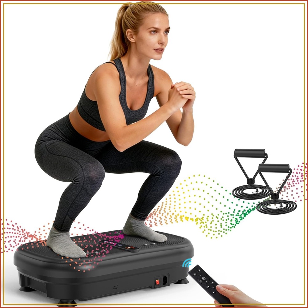 Leg Home Gym Workout - Mesin Olahraga Getar AXV Vibration Plate