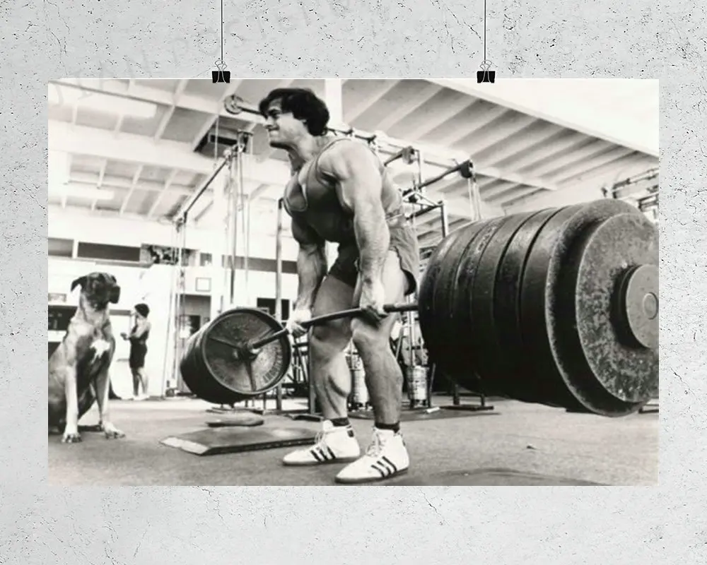Home Gym Build - H532 Poster sutra dekorasi rumah GYM