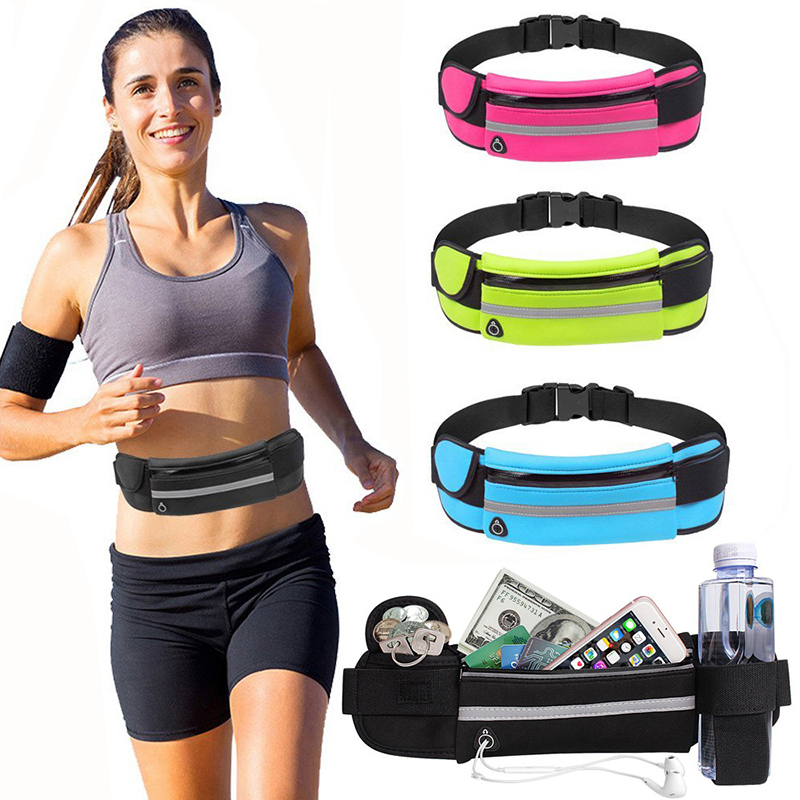 Weight Belt Lifting - Tas pinggang lari wanita, tas sabuk