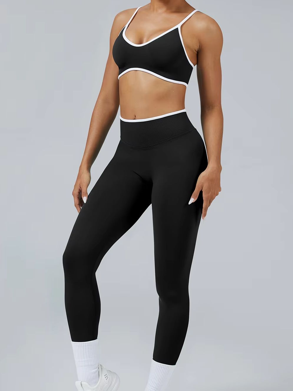 Set Yoga Wanita Warna-Blok, Sp - Home Gym Build ulasan dan harga