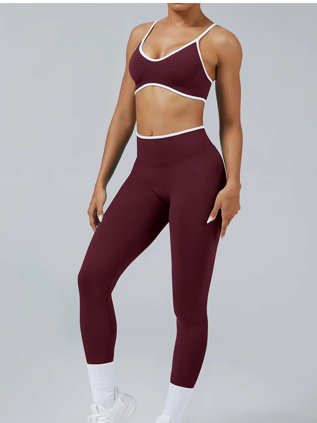 Set Yoga Wanita Warna-Blok, Sp - Home Gym Build ulasan dan harga
