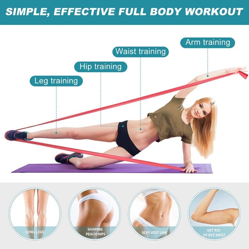 Pita Latihan Lateks Alami, Pit - Leg Home Gym Workout ulasan dan harga