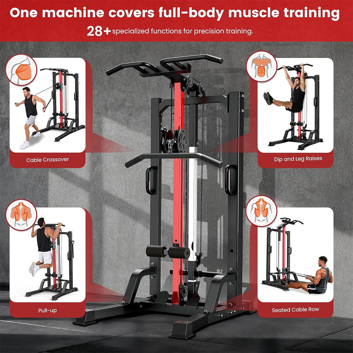 Mesin Gym Rumah Pooboo - Siste - Leg Home Gym Workout ulasan dan harga