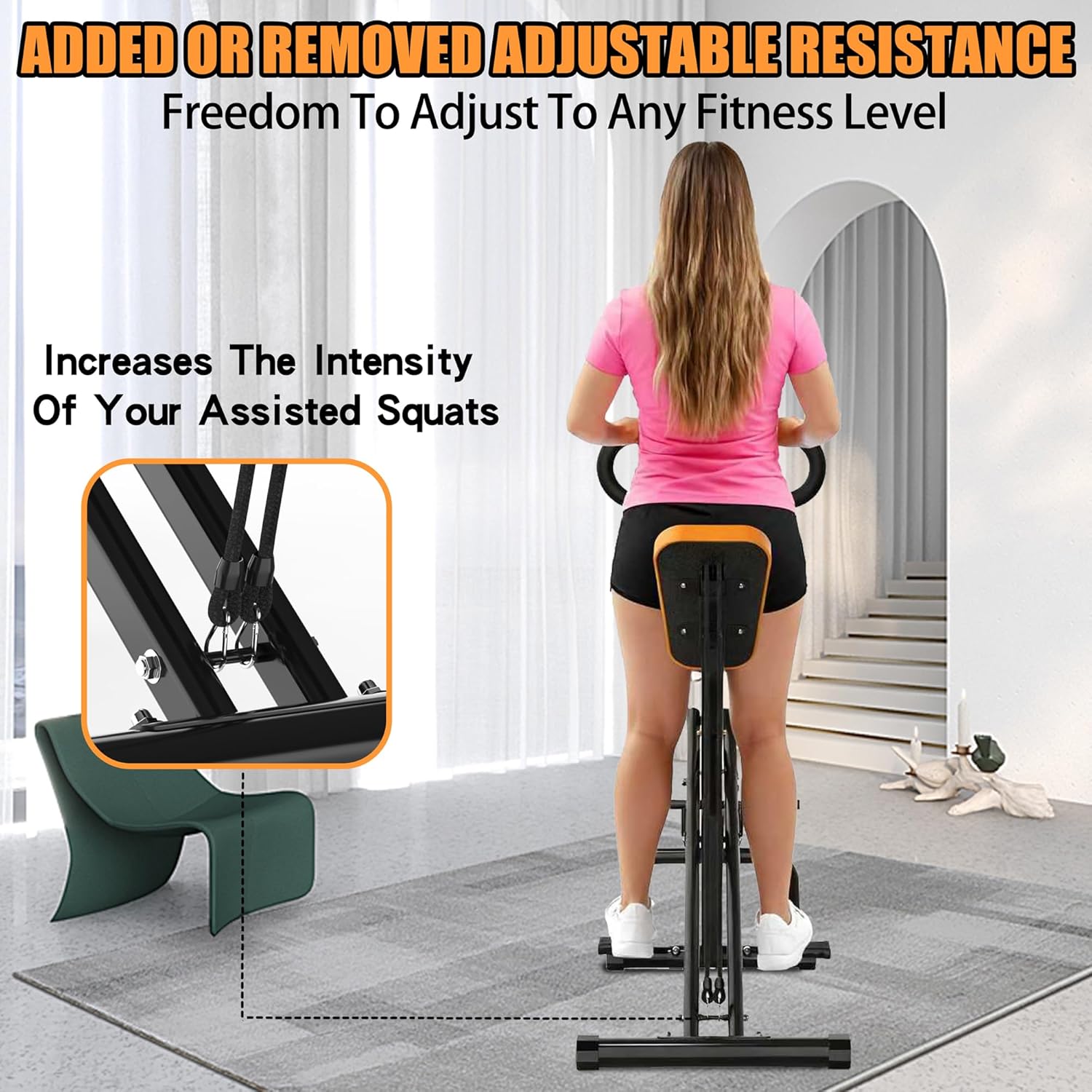 Mesin Squat untuk Rumah, Alat  - Leg Home Gym Workout ulasan dan harga