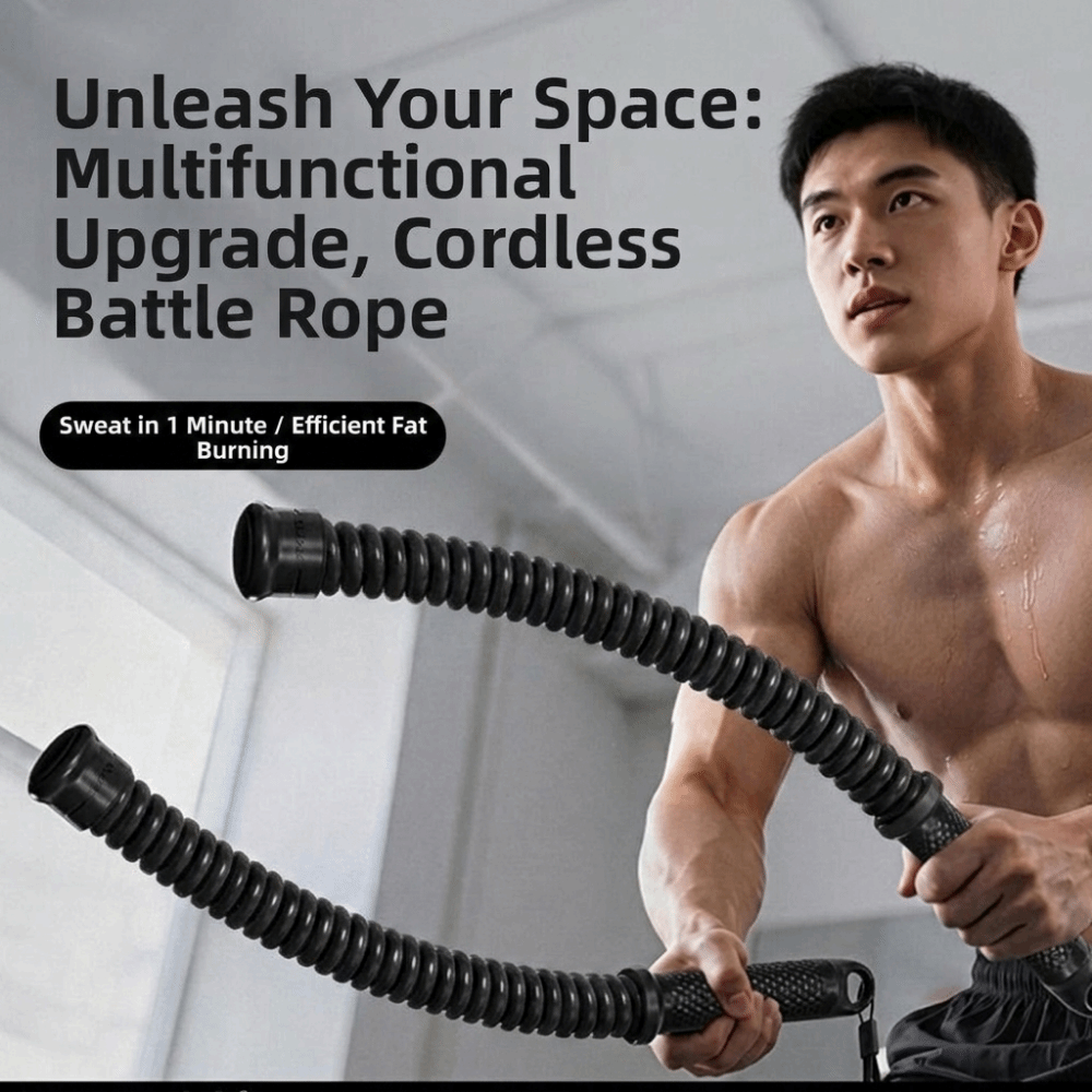 2 buah Tali Latihan Tanpa Kabe - Battle Rope Heavy ulasan dan harga