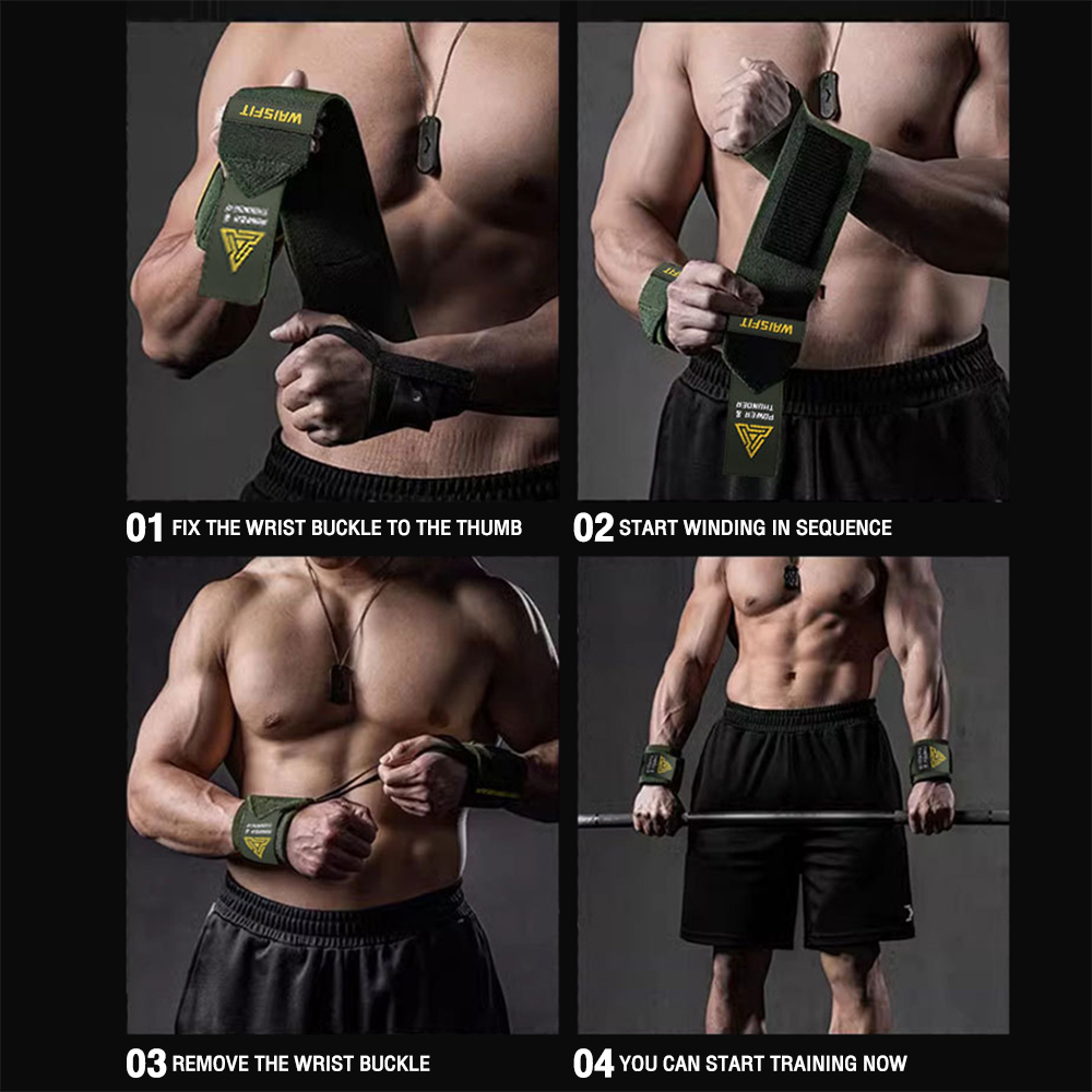 1 pasang penopang pergelangan  - Lifting Straps Wrist ulasan dan harga
