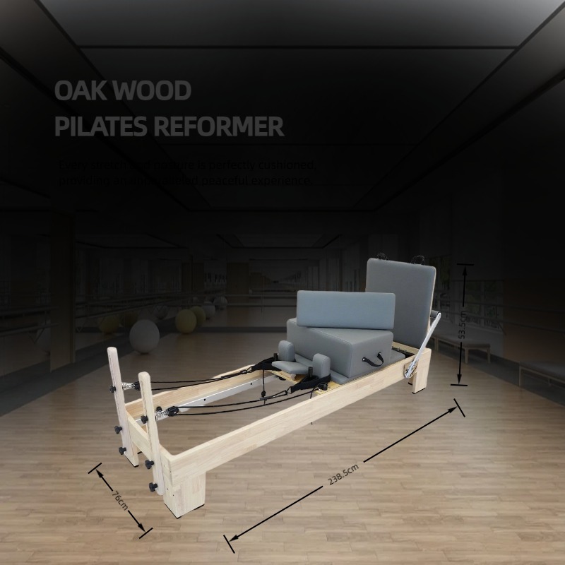 Mesin Reformer Pilates Kayu Oa - Home Gym Leg Machine ulasan dan harga