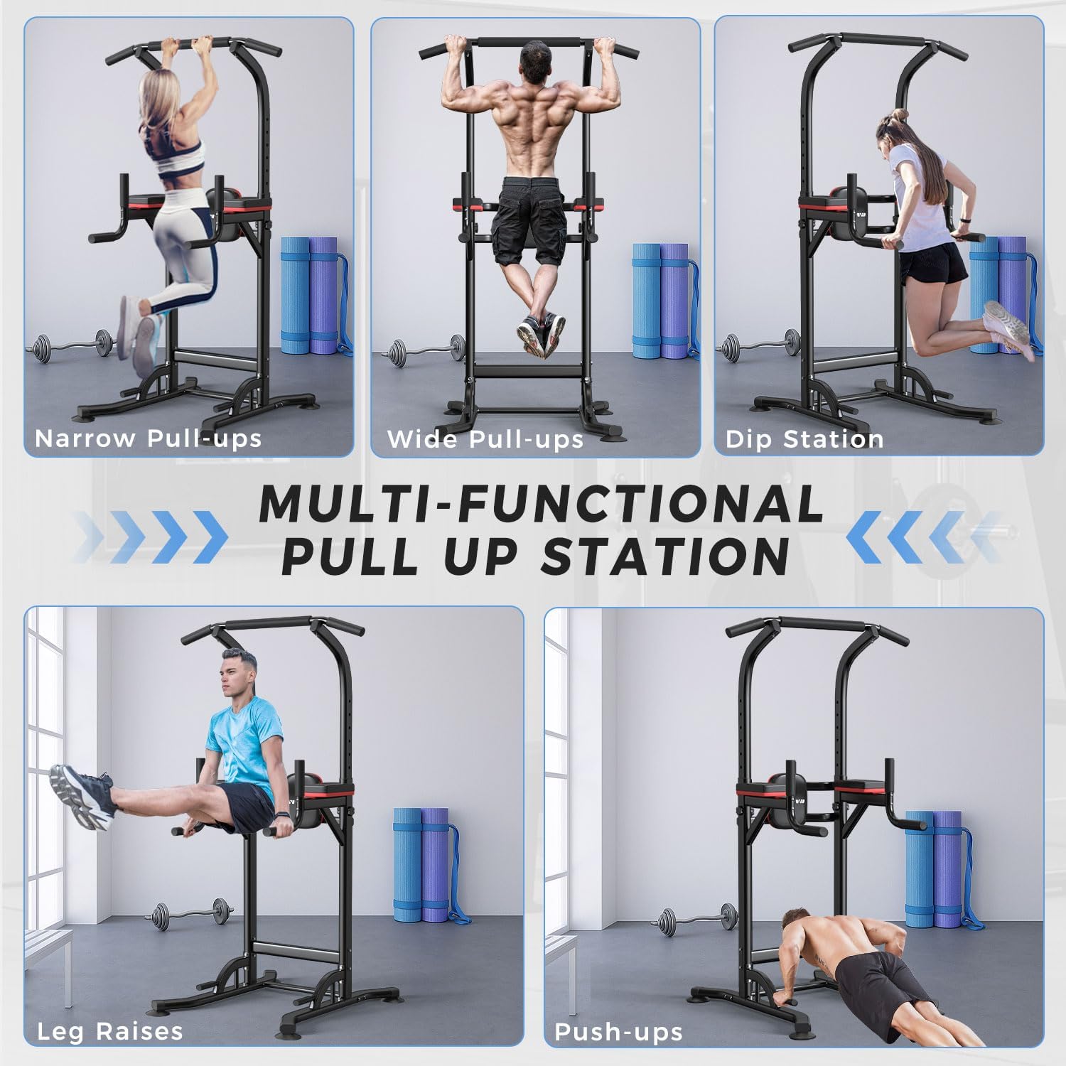 Stasiun Dip Multifungsi untuk  - Home Gym Build ulasan dan harga